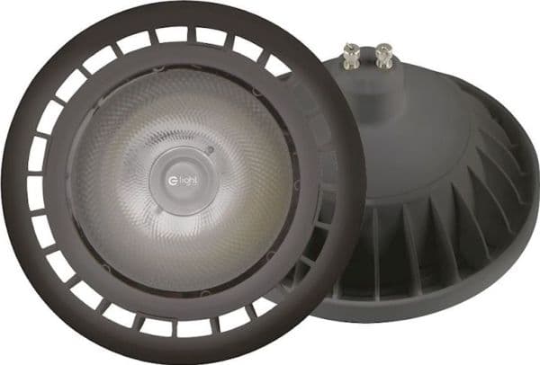 Eko-Light lyspære AR111 10W GU10 3000K/ grå