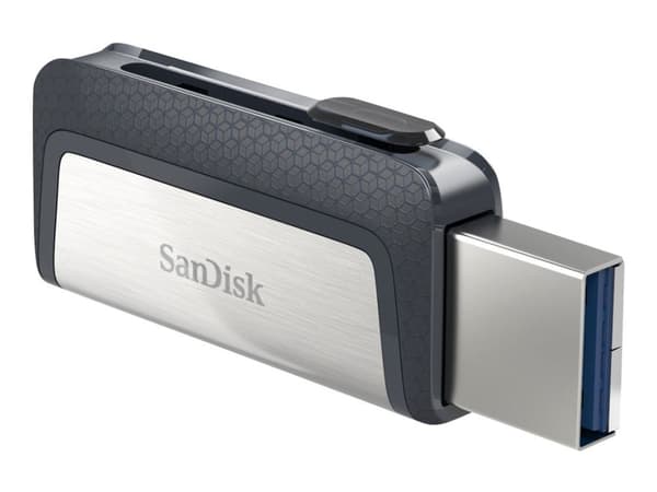 SanDisk Ultra Dual - USB-flashstasjon - 256 GB - USB 3.1 / USB-C