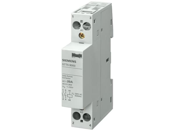 Insta Modulkontaktor 20A, 2 slutte, 230V, 1M, 5TT5800-0