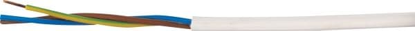 Halogenfri plastmantlad kabel 5G1,5 vit S100 – (100 meter)