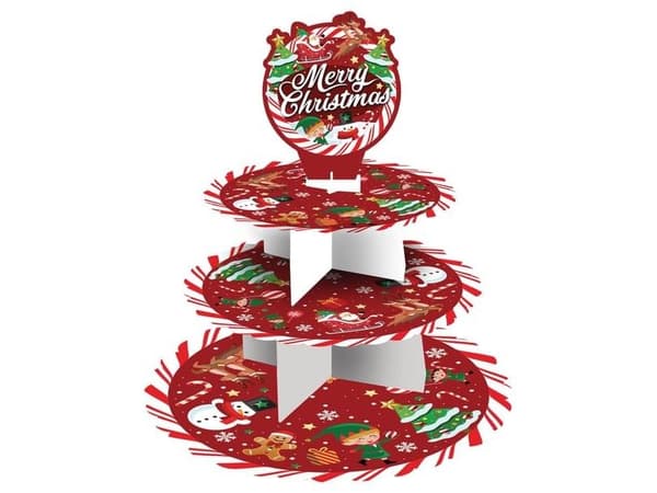 Merry Christmas tårtställ