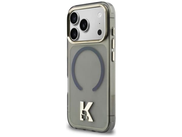 Karl Lagerfeld IML K Head Logo MagSafe-etuiet til iPhone 17 Pro - sort