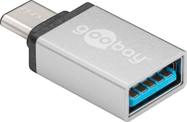 Goobay 56620, USB C, USB A, Hopea