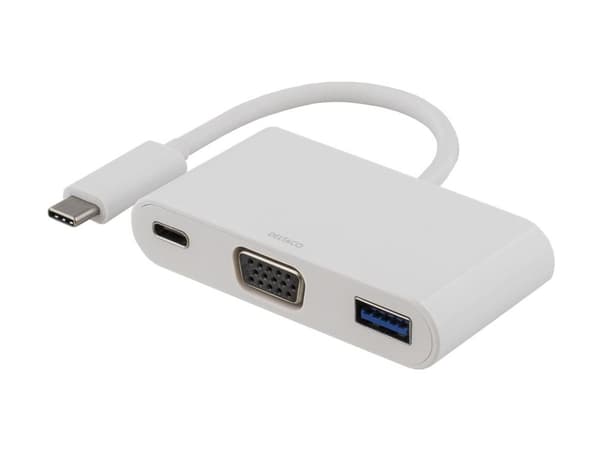 DELTACO - Dokkingstasjon - USB-C