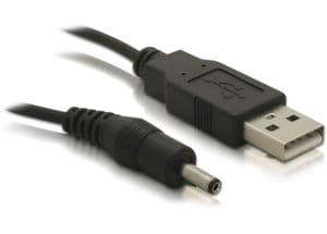 DeLOCK USB cable Power-Kabel,3,1mm Hohlst., 1,5 m, USB A