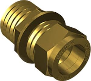 IBP CONEX Overgang 3/4-22 mm kompression med nippel