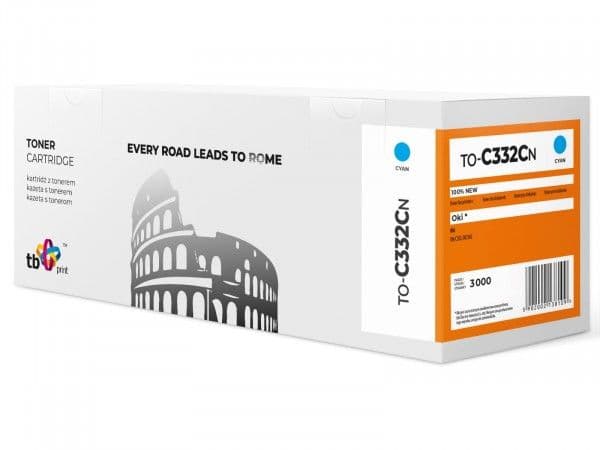 Toner til OKI C332 TO-C332CN (100% ny)