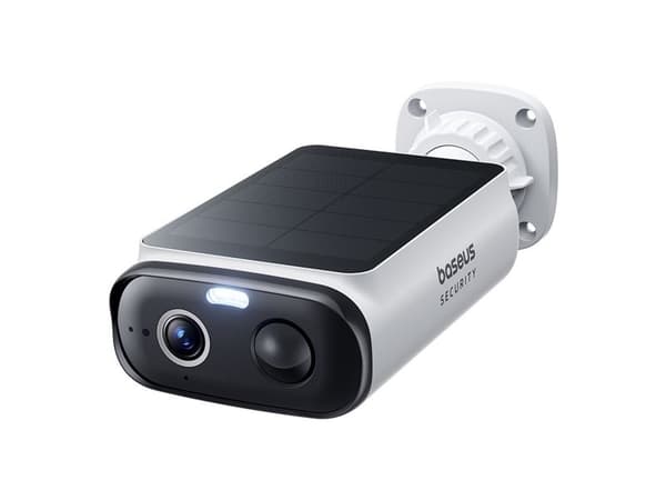 Baseus Security S1 Lite 2K utendørs sikkerhetskamera solhvit IP67 (S0003300)