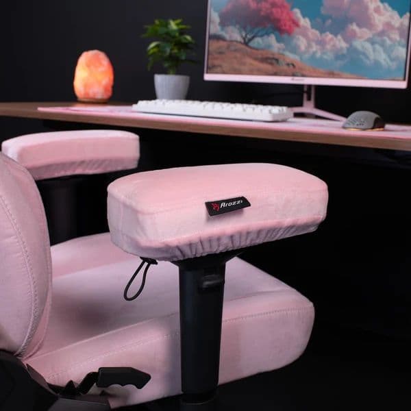 Arozzi - Memory Foam Armrest Pads - Pink