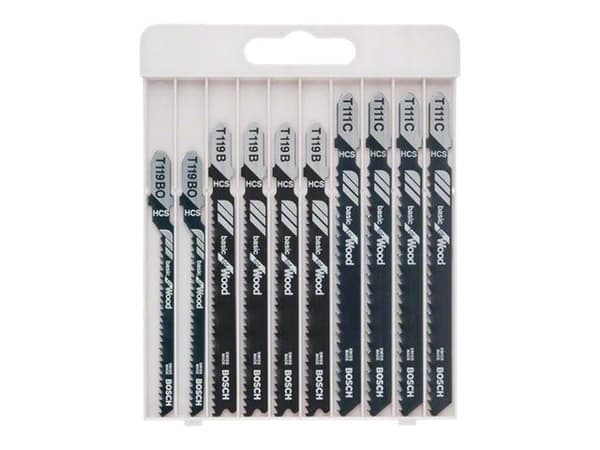 Bosch Sticksågsbladssats WOOD BASIC 10 st
