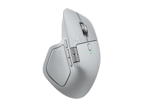 Logitech MX Master 4, Oikeakätinen, Laser, RF Wireless + Bluetooth, 8000 DPI, Harmaa