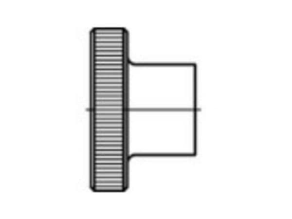 TOOLCRAFT fingerbøtter M4 DIN 466 stål 100 stk
