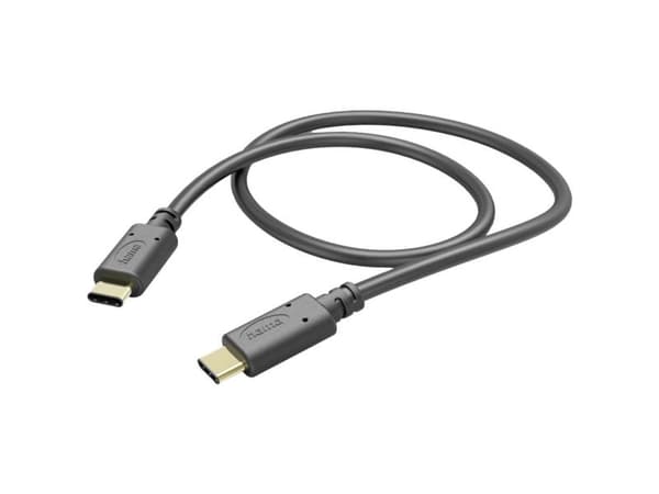 Hama USB-C - USB-C, 1m, svart
