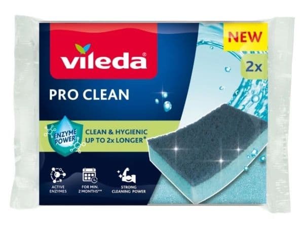 Vileda Pro Clean mellanskum, 2 st.
