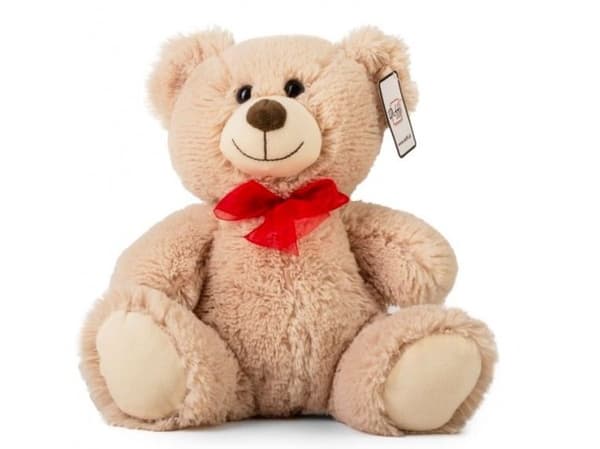Lysbrun bamse 28 cm