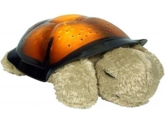 Vuorovaikutteinen lelu Cloud B Turtle, ruskea