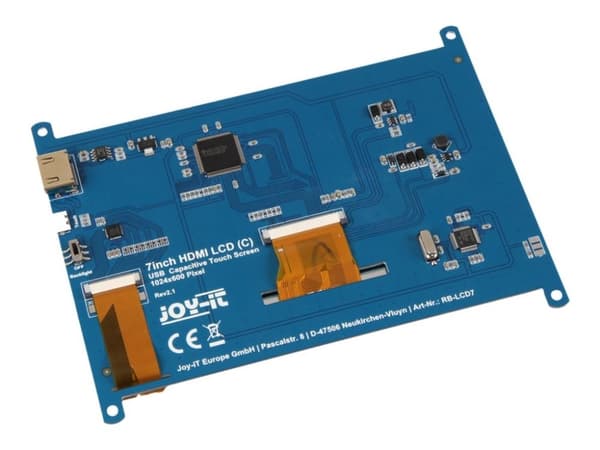JOY-iT - Display - TFT - 7" - 1024 x 600 piksler