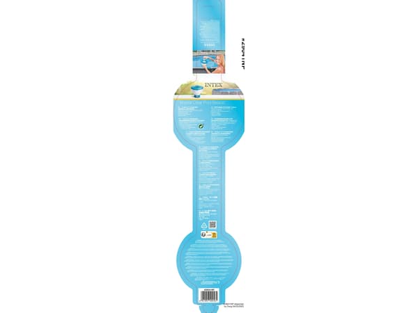 Intex 29041, Klor-/bromspridare, Blå, Vit, Polypropylen (PP), 2,38 kg, 1 styck, 177,8 mm