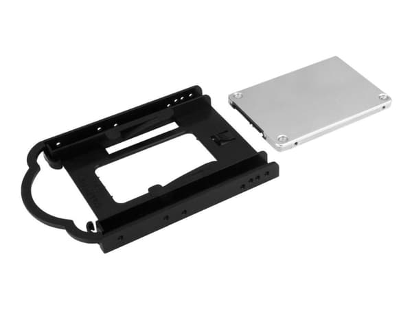 StarTech.com 2.5 SSD/HDD Mounting Bracket for 3.5 Drive Bay - 5 Pack - Tool-less - Hard Drive Mounting Kit (BRACKET125PTP) - Adapter för lagringsfa...
