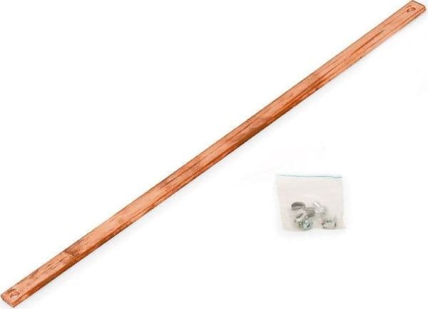 Triton Vertical earthing rail 45U, Brun, 45U