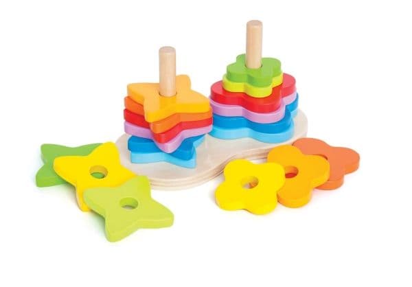 Hape Double Rainbow Stacker
