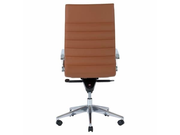 Kontorstol Prestige høj ryg, cognac
