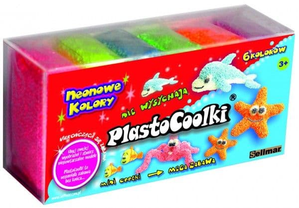 Sellmar PLASTOCOOLKI NEONOWE 6 stk - PC6N