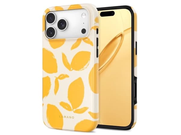 Tech-Protect Lamano MagSafe Case for iPhone 18 Pro Max / 17 Pro Max - Yellow and White