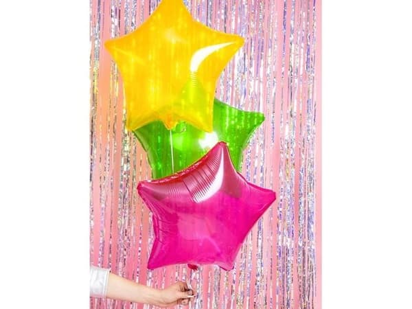 Folieballon Stjerne, Pink