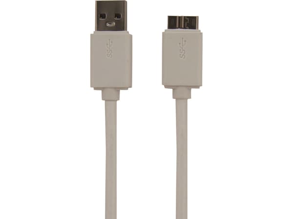 i-Media - USB-kabel - Micro-USB typ B (hane) till USB typ A (hane) - USB 3.0 - 1 m