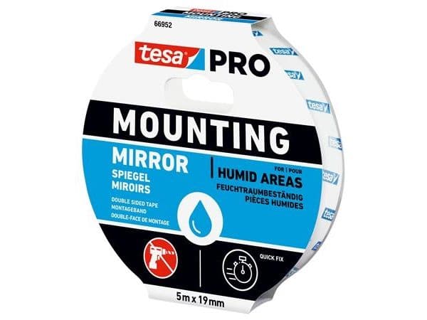 Tesa PRO Monteringstejp Mirror 66952 10 m x 19 mm