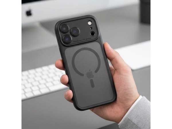 Tech-Protect MagPeak MagSafe CC Case for iPhone 18 Pro Max / 17 Pro Max - Matte Black