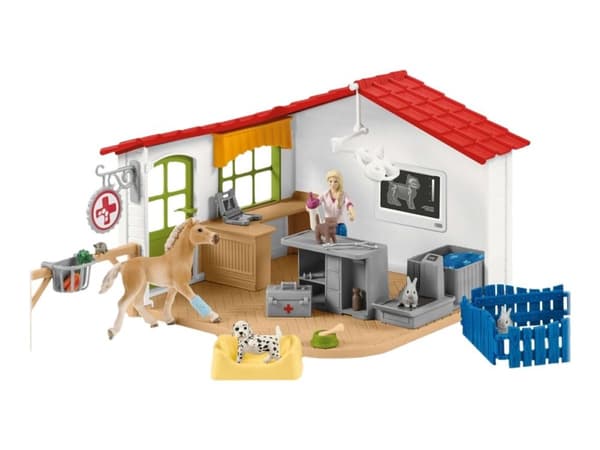 Schleich Veterinarian Practice with Pets