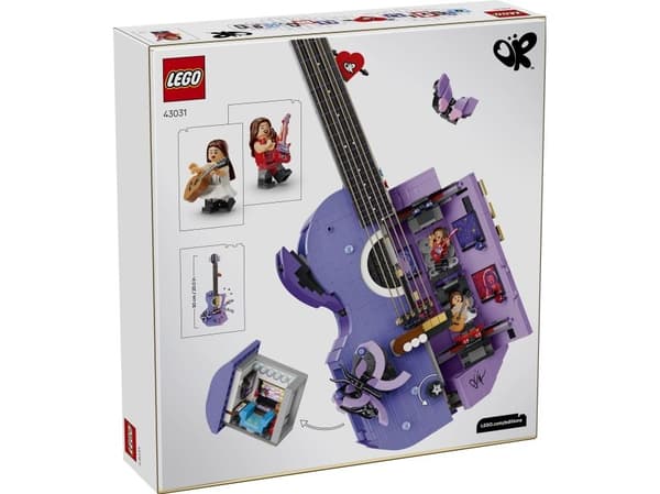 LEGO Editions Music 43031 Olivia Rodrigos tvåfärgade gitarr