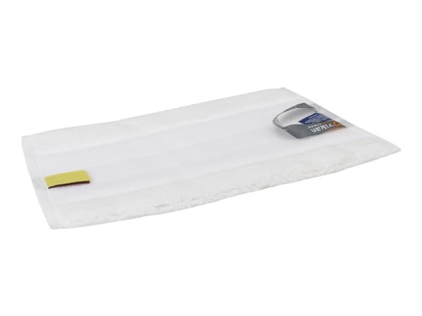 Vikan Ergoclean Hook &amp; Loop - Moppiliina - mikrokuituliina - polyesteri - valkoinen