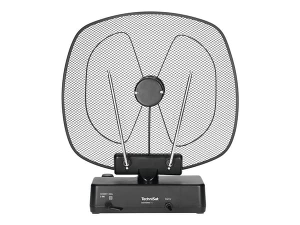 TechniSat DigiTenne TT2, Sisätila, Musta, 5 dB, DVB-T, DVB-T2, IEC, 75 O