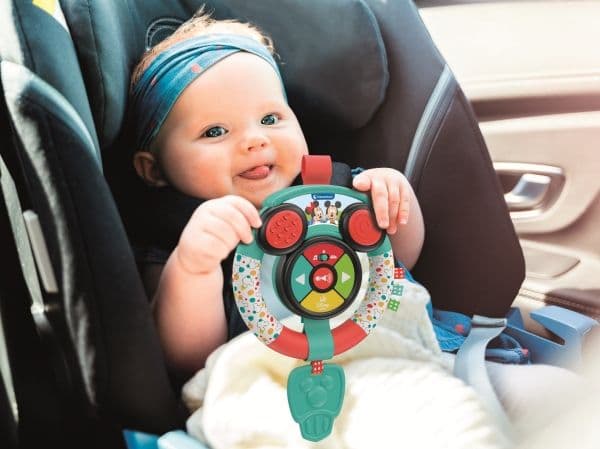 Clementoni Mickey Stroller Steering Wheel