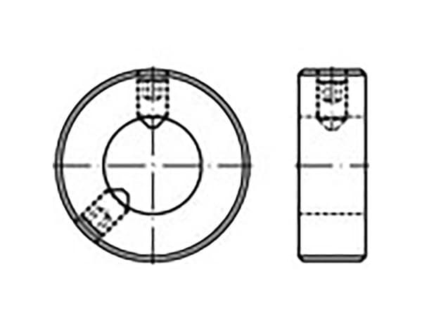TOOLCRAFT axelförlängare DIN 703 stål, 5 st