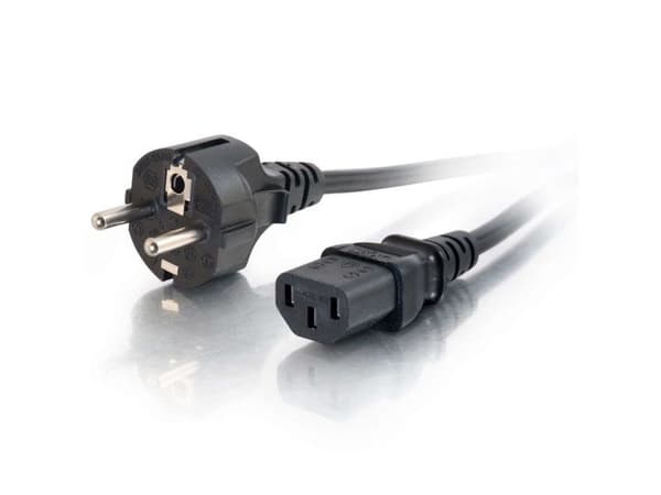 C2G 5m Power Cable, 5 m, CEE7/7, C13 liitin
