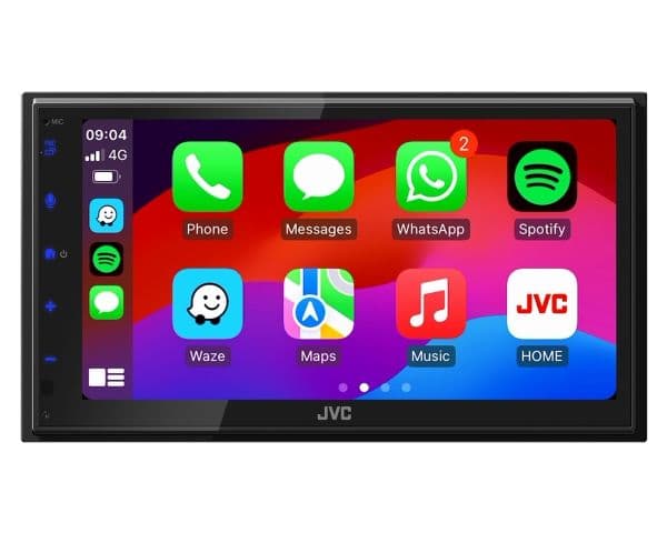 JVC KW-M695DBW Bilradio Apple CarPlay / Android Auto, DAB+ og Bluetooth