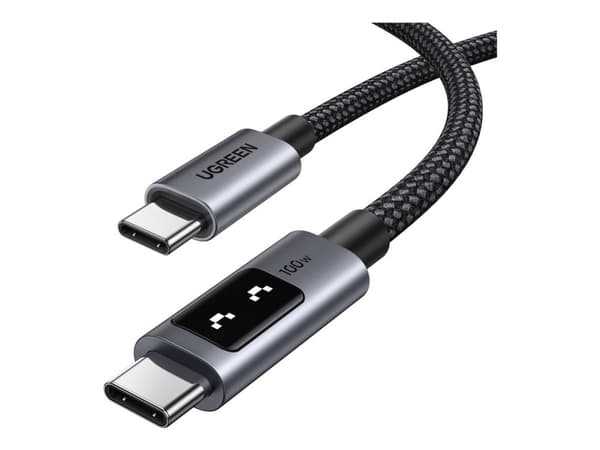 Ugreen Uno - USB-kabel - USB-C (hann) til USB-C (hann) - USB 2.0 - 2 m - USB Power Delivery (100 W)