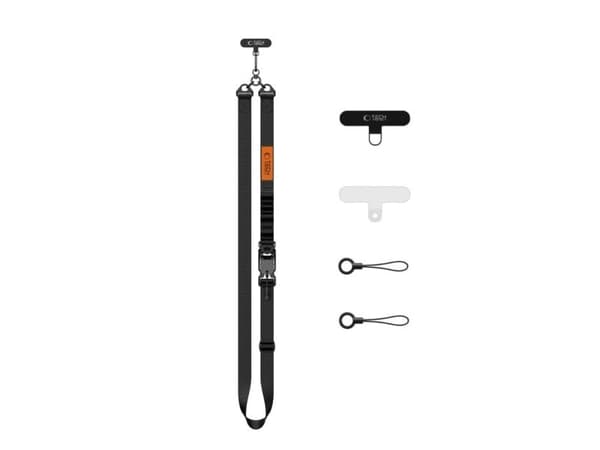 Tech-Protect TECH-PROTECT C9S rope axelremsväska svart/orange