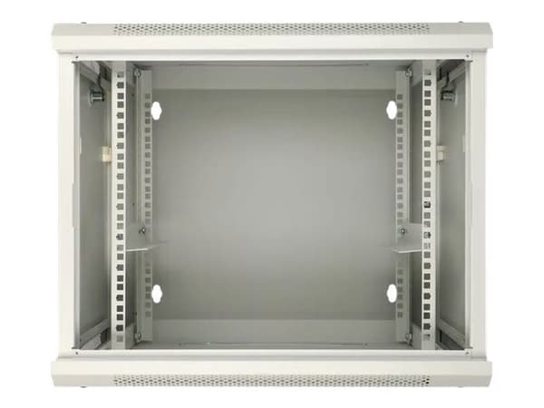 Extralink AZH - Rack skåp - svängtyp - väggmontering - grå - 9U - 19"