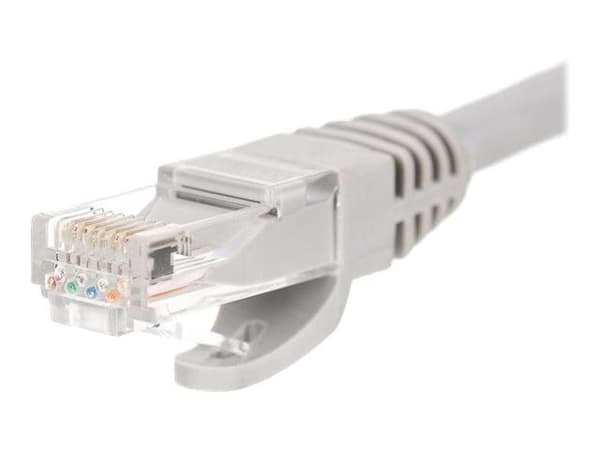 Netrack - Patchkabel - RJ-45 (han) til RJ-45 (han) - 2 m - UTP - CAT 5e - formet, knastfri - grå