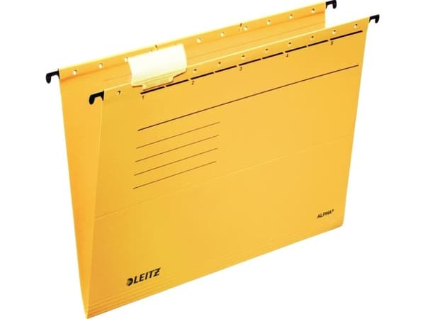 LEITZ hengemapper ALPHA® 1985 gul