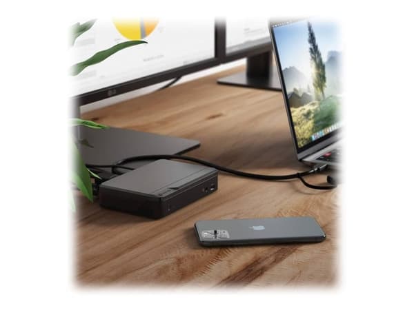ALOGIC Universal Twin HD - Dockningsstation - USB-C - 2 x HDMI - 1GbE