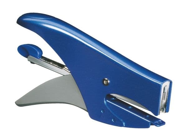 Stiftemaskin Leitz 5547 15 ark metallic blå