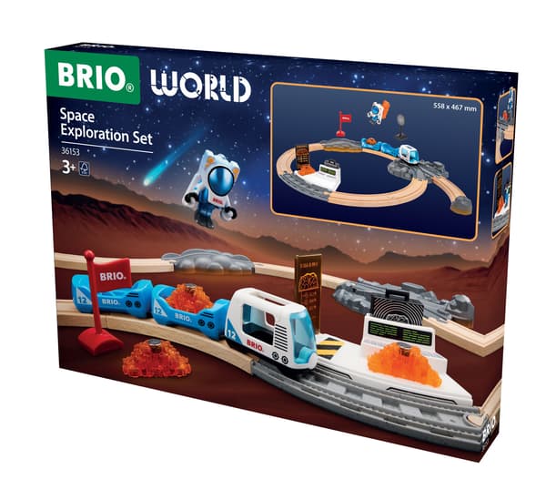 BRIO 36153 Togbane-sæt Rumforskning