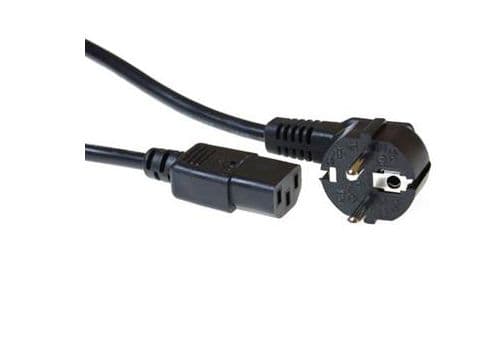 Advanced Cable Technology CEE 7/7 - C13 10 m svart strömkabel (AK5127)