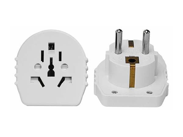 MicroConnect SKROSS - Adapter för effektkontakt - vit - Europa